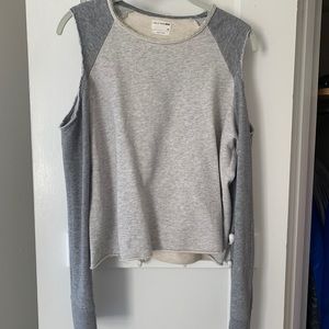 rag & bone cold shoulder sweater